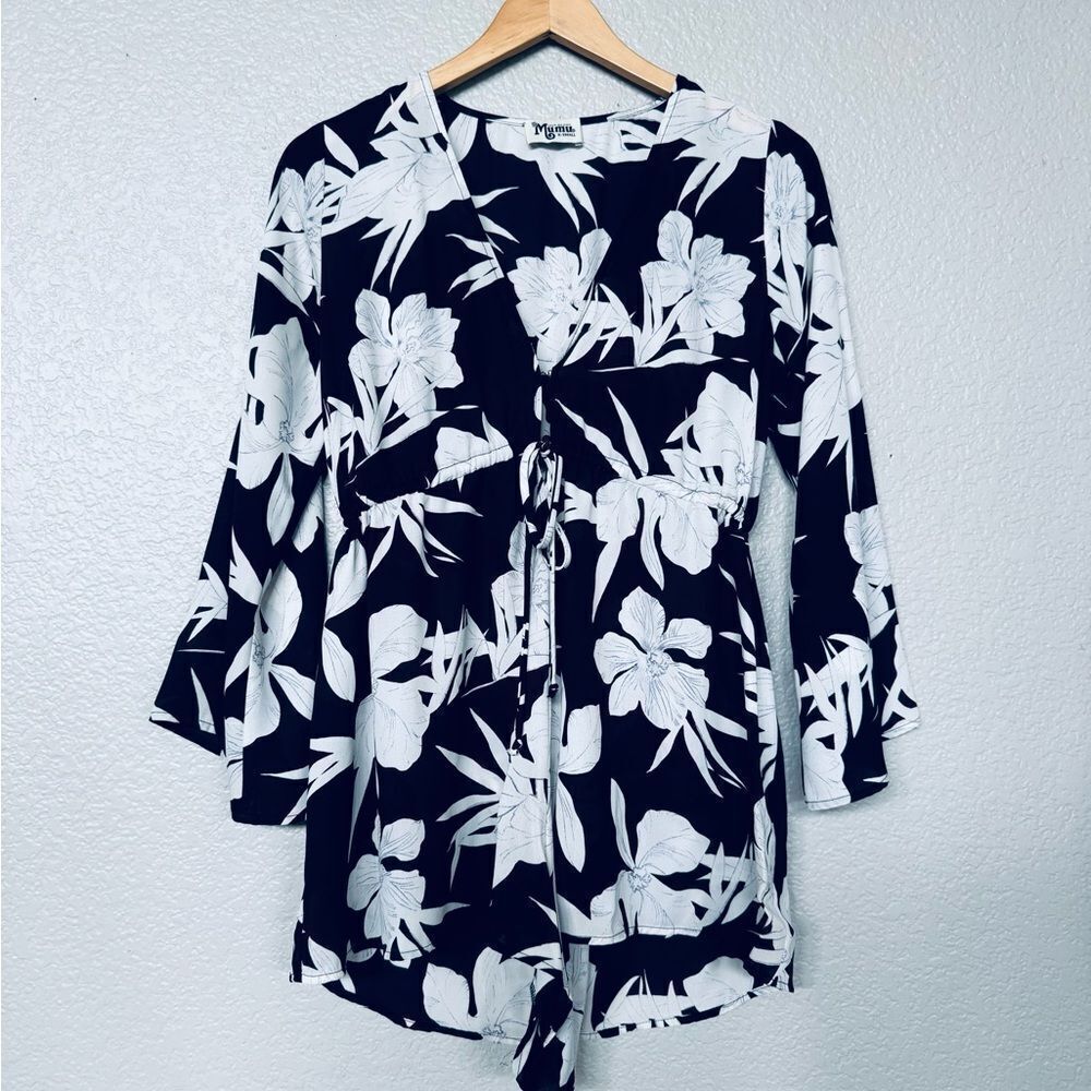 Show Me Your MuMu One-Piece Swim Cover Up Romper XS